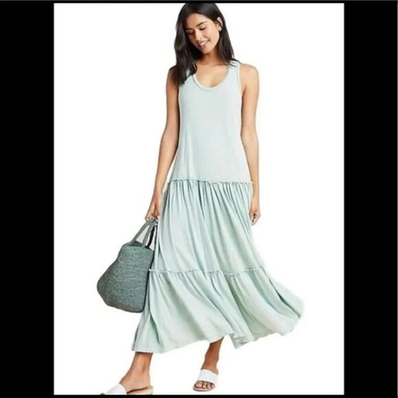 Sundry Women's Sleeveless Tiered Maxi Dress medium - Picture 11 of 11